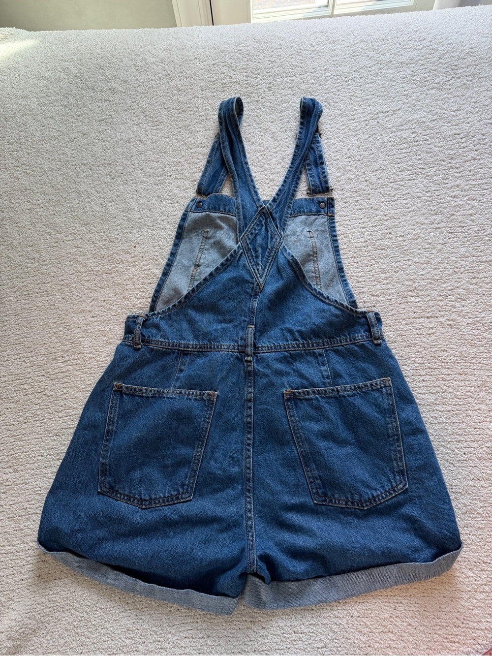 Free People We The Free Ziggy Shortalls Overalls Small Mantra - Picture 3 of 10